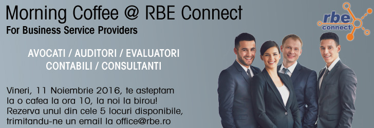 morning coffee consultanti de afaceri avocati auditori contabili evaluatori rbe connect bursa romana de afaceri