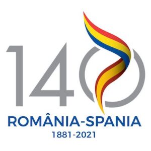 logo romania spania 140 ani relatii diplomatice